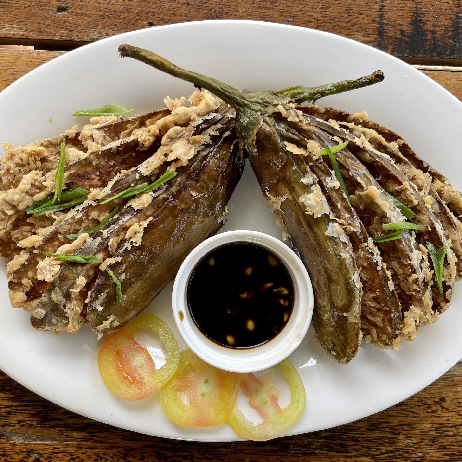 Deep Fried Talong 1